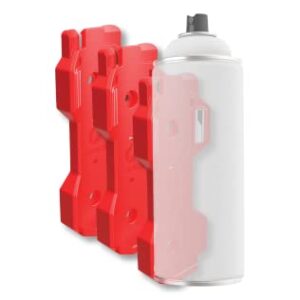EZRED Magnetic Spray Can Holder 3-Pack Flexible Non-Marring Polymer Lid Holder