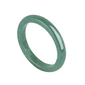 naharo natural jade ring for women,good luck jewelry natural green jade ring for girls with gift box (green, 11)