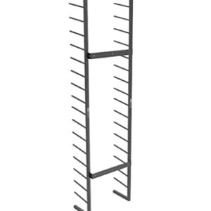 FixtureDisplays® Black Metal Blueprint Display 21X10X84" 16 Level Design Scroll Storage organizatoin Vertical 10055-NF