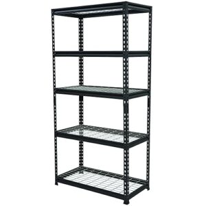 strongway heavy-duty wire shelving unit - 5 shelves, 4000-lb. capacity, 36in.w x 18in.d x 72in.h