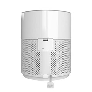 Germ Guardian AirSafe+ Intelligent Air Purifier with 360° HEPA 13 Filter, Captures 99.97% of Pollutants, Wildfire Smoke, Large Rooms, Air Quality Sensor, UVC Light, Zero Ozone Verified, White AC3000W