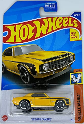 Hot Wheels - '69 COPO Camaro - Yellow - Muscle Mania 2/10 - 193/250