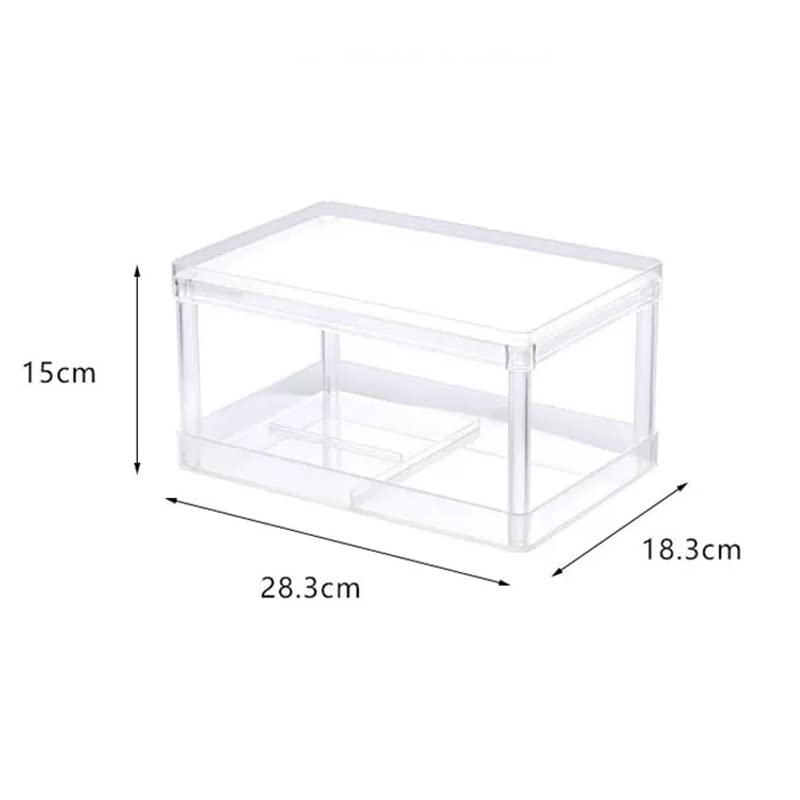 TJLSS Multifunctional Storage Rack Double Storage Rack Desktop Storage Rack Plastic Desk Storage Rack