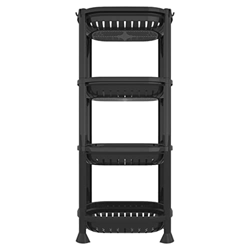 TJLSS Home Organization and Storage Kitchen Bathroom Shelf Bracket Multi-Storey Living Room Holder Storag Rack ( Color : D , Size : 82*35.5cm )