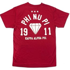 Kappa Alpha Psi Tee Phi Nu Pi [L] Crimson Red