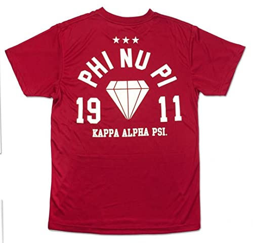 Kappa Alpha Psi Tee Phi Nu Pi [L] Crimson Red