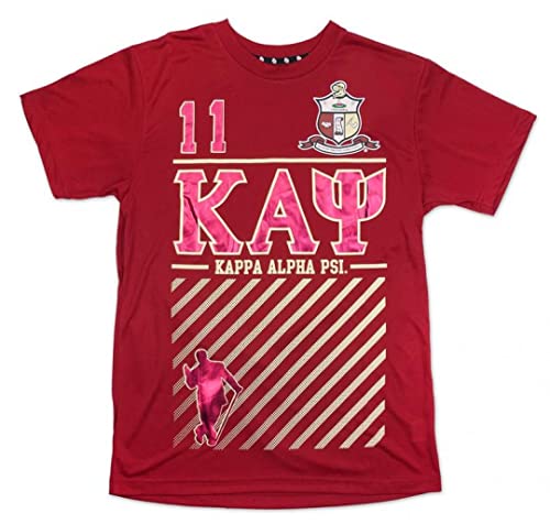 Kappa Alpha Psi Tee Phi Nu Pi [L] Crimson Red