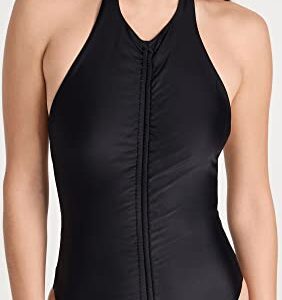 JADE Swim Women's Kenna One Piece, Black, XS