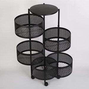 Rotating Kitchen Baskets Fruit Vegetable Storage