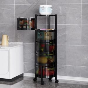 Rotating Kitchen Baskets Fruit Vegetable Storage