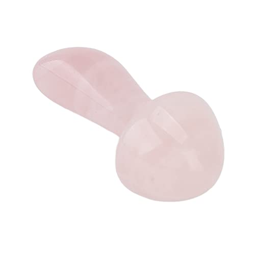 LEYT Mushroom Gua Sha Massage Stones,Versatile Professional Mens Blood Circulation Mushroom Jade Stone Massage Tool for Head (Pink)