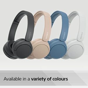 Sony Wireless Bluetooth Headphones - Up to 50 Hours Battery Life with Quick Charge Function, On-Ear Model - WH-CH520B.CE7 - Limited Edition - Matte Black