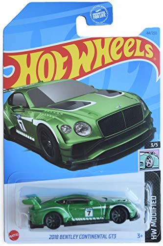 Hot Wheels 2018 Bentley Continental GT3, HW Modified 3/5