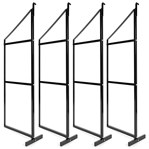 KUAFU Container Shelving Shelf Bracket Universal for Shipping Container Hang & Hook Shelving Brackets Storage Cargo Shelves -4PCS