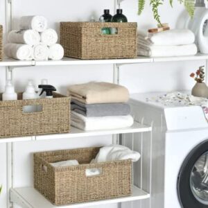 StorageWorks Seagrass Storage Baskets