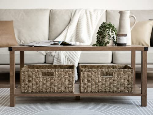 StorageWorks Seagrass Storage Baskets