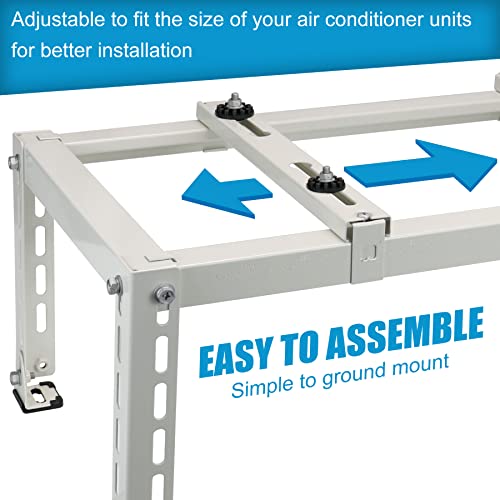 Air Jade Mini Split Stand for 9,000-24,000 BTU Ductless Mini Split Air Conditioner Heat Pump, Heavy Duty Mini Split Ground Stand, 400 lbs