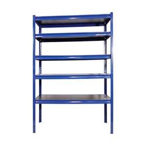 pro-lift garage storage shelves - heavy duty 5-tier adjustable metal wire shelving units with 4000 lbs total capacity for garage basement racking organization - 72" h x 48" w x 18" d