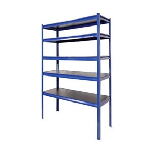 Pro-LifT Garage Storage Shelves - Heavy Duty 5-Tier Adjustable Metal Wire Shelving Units with 4000 lbs Total Capacity for Garage Basement Racking Organization - 72" H X 48" W X 18" D