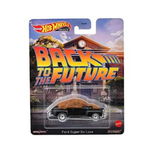 hot wheels hkc25 retro entertainment back to the future - ford super deluxe [ages 3 and up]