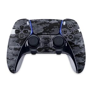 mightyskins skin compatible with ps5 dualsense edge controller - digital camo | protective, durable, and unique vinyl decal wrap cover | easy to apply & change styles | made in the usa