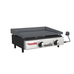 Char-Broil 463614023 22" 2-Burner Gas Tabletop Griddle, Silver