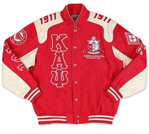 kappa alpha psi m11 twill jacket [5xl] crimson red