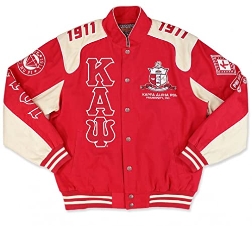 Kappa Alpha Psi M11 Twill Jacket [5XL] Crimson Red