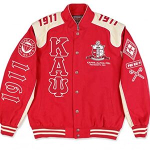 Kappa Alpha Psi M11 Twill Jacket [5XL] Crimson Red