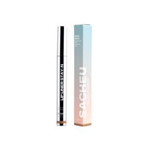 sacheu lip liner stay-n - peel off lip liner tattoo, peel off lip stain, long lasting lip stain peel off, infused with hyaluronic acid & vitamin e, for all skin types - noohde shade, pack of 1