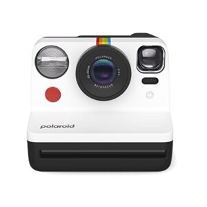 polaroid now 2nd generation i-type instant film camera - black & white (9072)