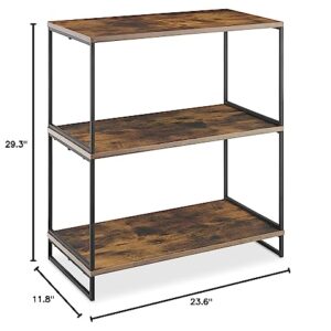 Whitmor Modern Industrial 3 Tier Shelf