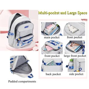 ZHANAO Girls Rolling Backpack Wheeled Backpack for Boys Trolley School Bags Kids Luggage Roller Backpack with 6 Wheels