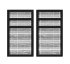 westinghouse medical-grade hepa filter for air purifier | fit model wh10p | 6-pack | hepa 10x6