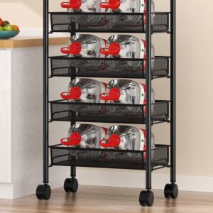 n/a Kitchen Rack Storage Rack Bathroom Bedroom Storage Movable Trolley Storage Rack