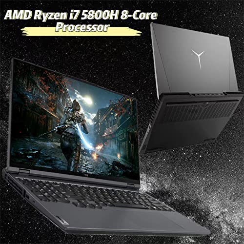 Lenovo Legion 5 Pro Gaming Laptop, 16" 165Hz QHD IPS Computer, AMD Ryzen 7 5800H 3.2GHz, 16GB RAM, 1TB SSD, NVIDIA GeForce RTX 3070 8GB GDDR6, Windows 11 Home, Grey Black, EAT Mouse Pad