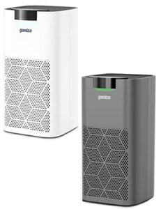 ganiza air purifiers for home large room pets dander pollen dust allerg*ns smoke, 23db less noise, ozone free, h13 hepa filter