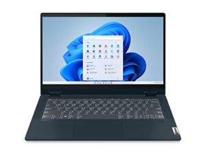 lenovo ideapad flex 5-2023 - touchscreen 2-in-1 laptop - windows 11 home - 14" fhd display - 16gb memory - 512gb storage - amd ryzen 5 5500u - abyss blue