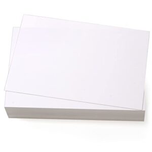 56 pack 5x7 cardstock paper, white blank cardstock, 250gsm thick paper, blank heavy weight 90 lb cardstock, printing paper for making invitations, announcements, photos, postcards so on