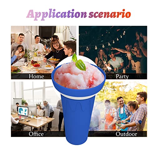 DEAR LOYEA Slushie Cup Ice Cream Maker TIK TOK Gadget Diy Smoothie Cup Cool Stuff Birthday Gifts(blue)