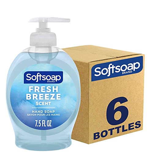 Midea WHD-113FSS1 Compact Refrigerator, 3.1 cu ft, Stainless Steel & Softsoap Liquid Hand Soap, Fresh Breeze - 7.5 Fluid Ounce (Pack of 6)