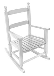 leigh country heartland junior rocker-white rocking chair