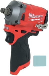 milwaukee m12 fuel 12v lithium-ion brushless cordless stubby 1/2 in. impact wrench (tool-only) + accessory