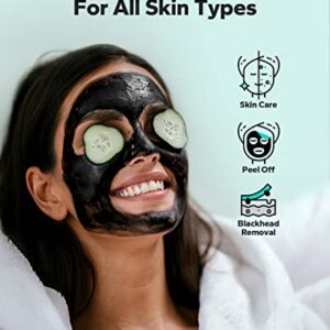 Komoko Blackhead Remover Mask (1.76 oz), Peel Off Face Mask for Men and Women, Charcoal Face Mask for Deep Cleansing, Face Mask Skin Care Peel Off, Facial Mask for Blackheads, Excess oil, Dirts, Pores