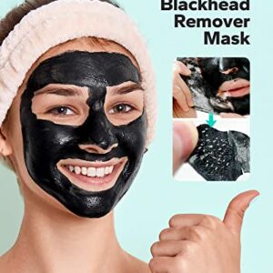 Komoko Blackhead Remover Mask (1.76 oz), Peel Off Face Mask for Men and Women, Charcoal Face Mask for Deep Cleansing, Face Mask Skin Care Peel Off, Facial Mask for Blackheads, Excess oil, Dirts, Pores