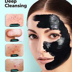 Komoko Blackhead Remover Mask (1.76 oz), Peel Off Face Mask for Men and Women, Charcoal Face Mask for Deep Cleansing, Face Mask Skin Care Peel Off, Facial Mask for Blackheads, Excess oil, Dirts, Pores