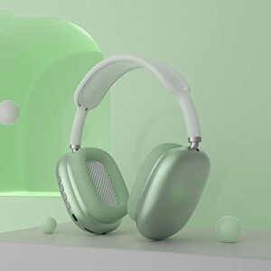 p9 wireless stereo hifi headphone bluetooth-compatible music wireless headset with micphone sports earphone (green)