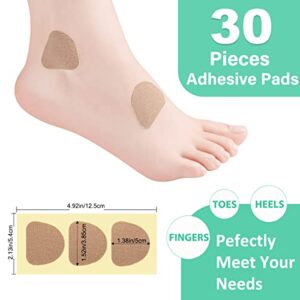 Moleskin for Feet Blisters, Moleskin Tape Flannel Adhesive Pads, Blister Prevention Tape, Moleskin Pads for Feet, Heel Stickers Protection Pad, Blister Bandage Reduce Pressure and Friction- 10 Sheets