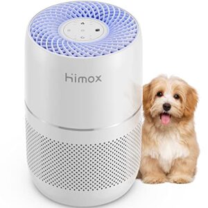 himox pets air purifiers for allergies bedroom 1086 ft², h13 true hepa filter with air quality sensors, auto & sleep mode for allergies pets hair dander smell and dog odor dust smoke pollen, h08p-pets