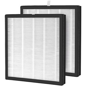 g3 air purifier replacement filter for ameifu, compatible with ameifu g3 (sferf-30) air purifier and vewior a3 air purifier filter 3-in-1 h13 true hepa, 2 pack